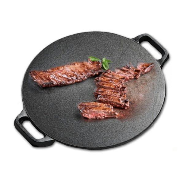 plancha de hierro para asar carne verduras cocinar al aire libre exterior perrilla bbq barbacoa